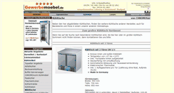 Desktop Screenshot of kuehltische.gewerbemoebel.de